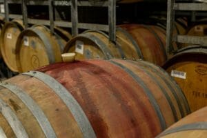 barrel wine spill